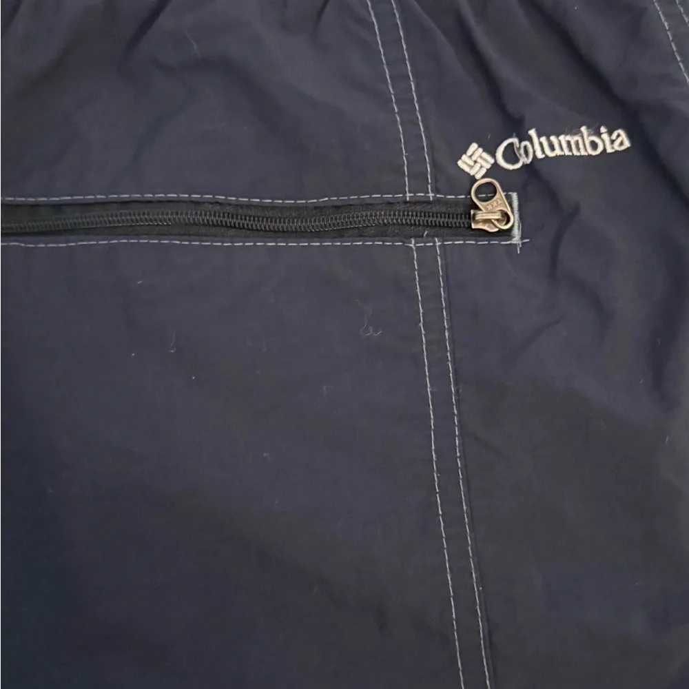 Columbia navy swim trunks